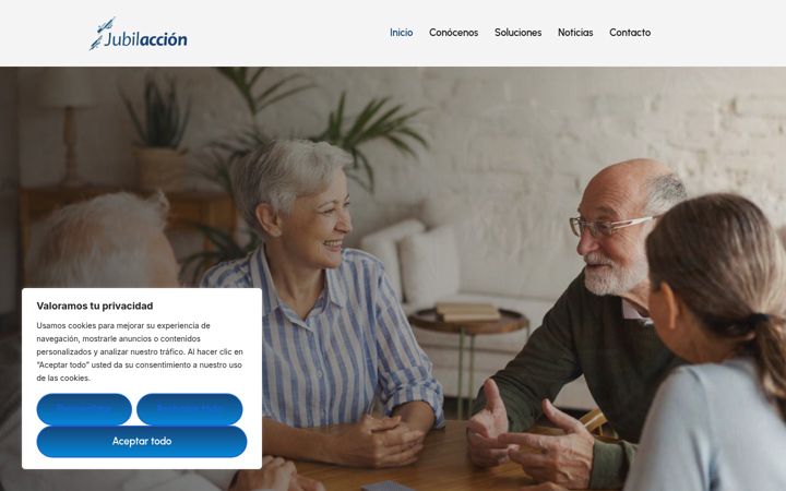 Screenshot of jubilaccion.es