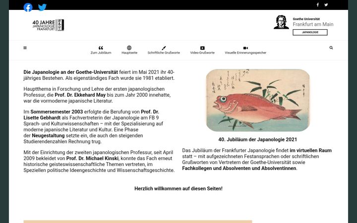 Screenshot of jubilaeumvierzigjahrejapanologiefrankfurt.de
