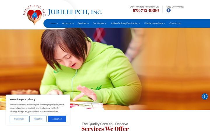 Screenshot of jubileepch.com