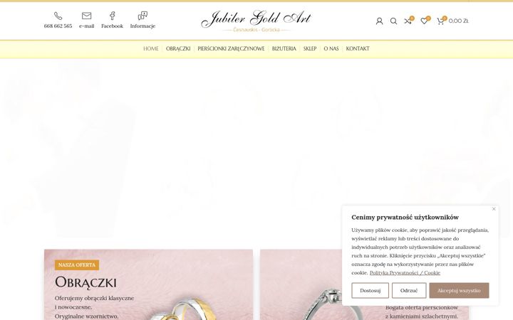 Screenshot of jubiler-goldart.pl