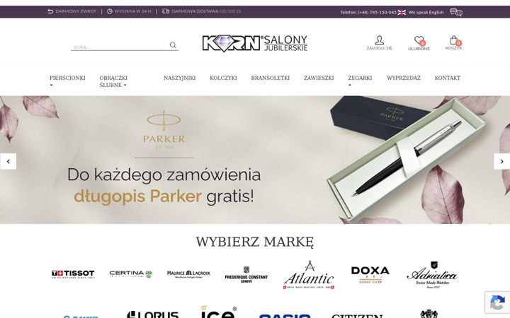 Screenshot of jubiler-korn.pl