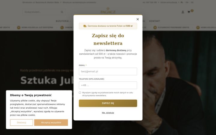 Screenshot of jubilerpagacz.pl