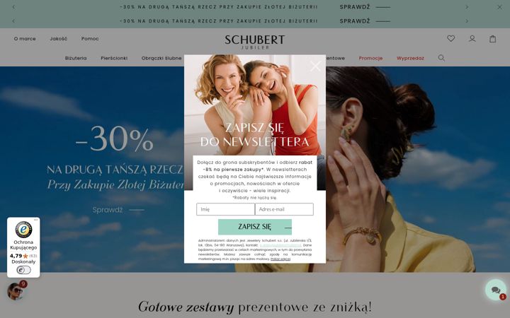 Screenshot of jubilerschubert.pl