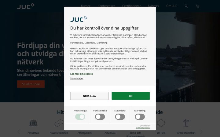 Screenshot of juc.se
