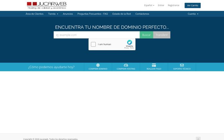 Screenshot of jucarweb.net