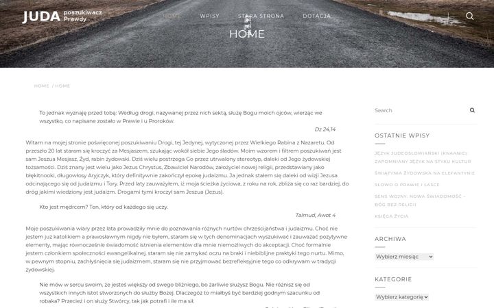 Screenshot of juda.co.pl
