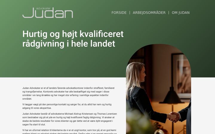 Snímek obrazovky judan.dk