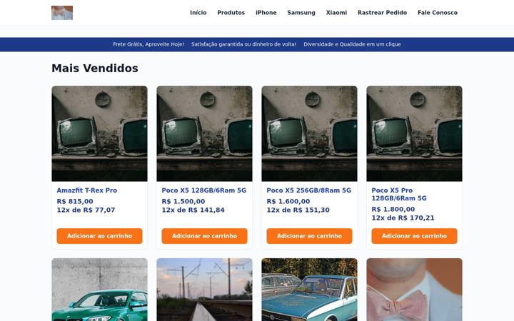 Screenshot of judaprodutos.com