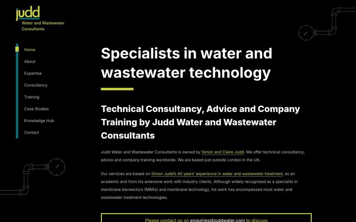 Screenshot of juddwater.com