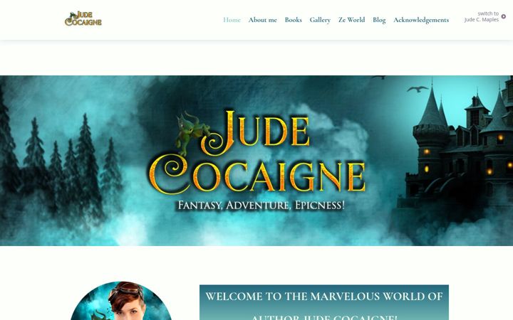Screenshot of judecocaigne.com