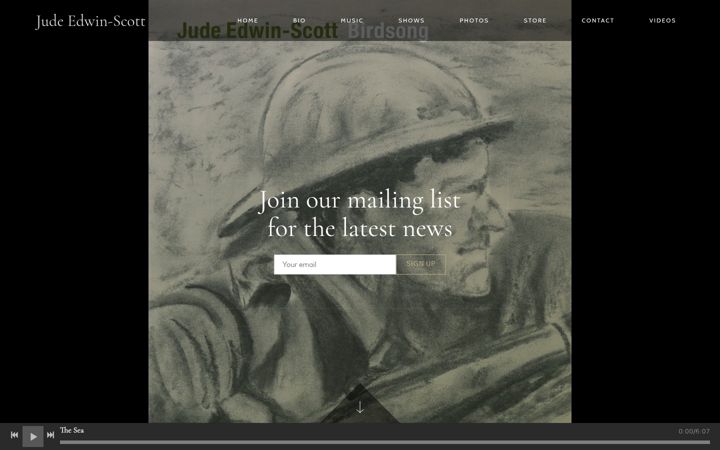 Screenshot of judeedwinscott.com