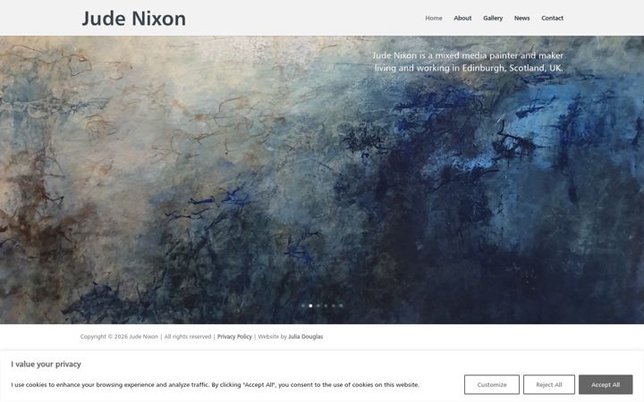 Screenshot of judenixon.co.uk