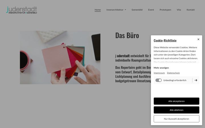 Screenshot of juderstadt.de