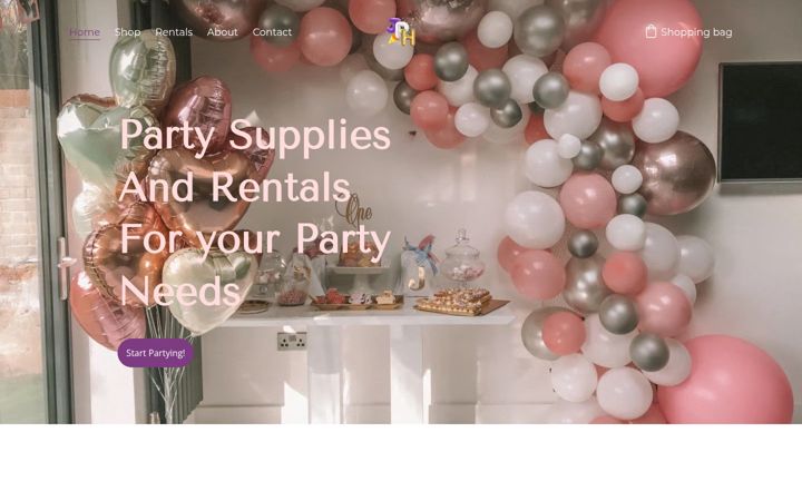 Screenshot of judesparty.com