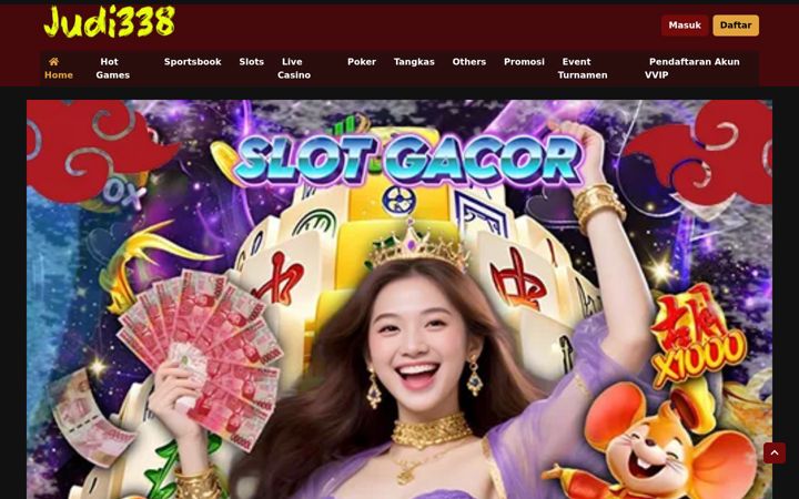 Screenshot of judi338.net