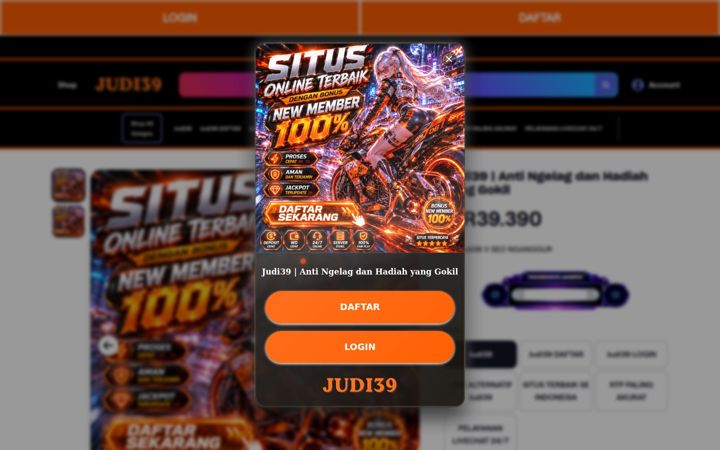 Screenshot of judi39.co