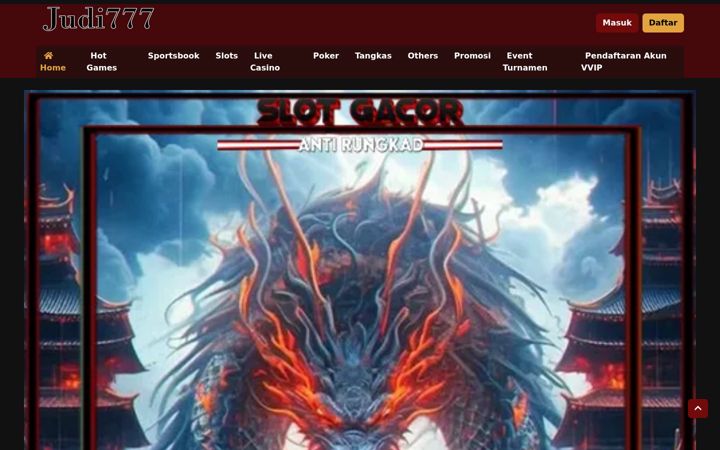 Screenshot of judi777slot.org