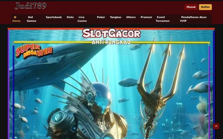 Screenshot of judi789.net