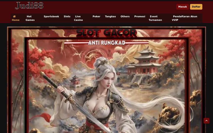 Skjámynd af judi88-slot.com