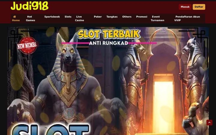 Screenshot of judi918.net