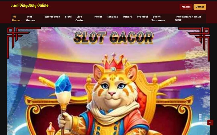 Screenshot of judidingdongonline.com