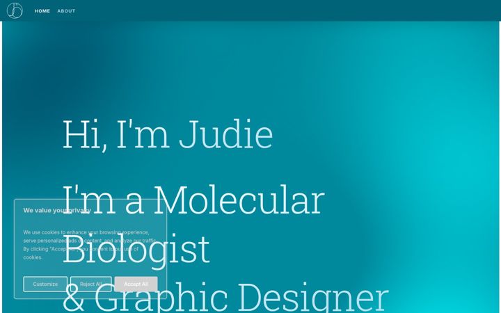 Screenshot of judieostling.com