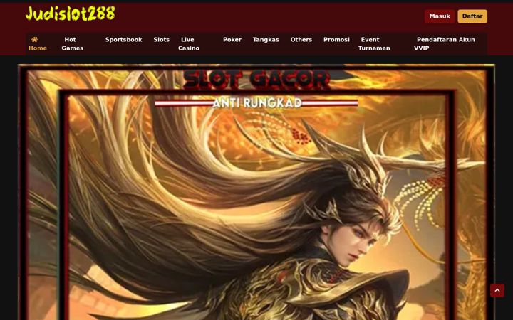 Screenshot of judislot288.com