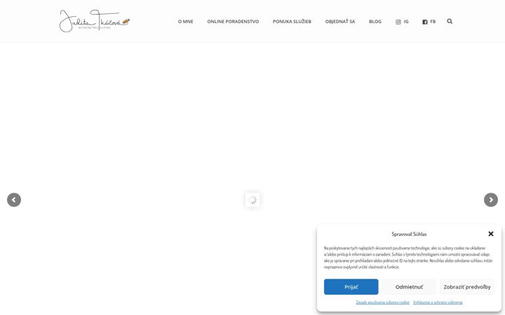 Screenshot of juditatkacova.sk