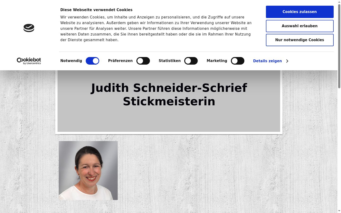 Screenshot des Einwilligungsbanners vor jeglicher Interaktion