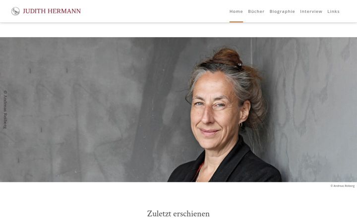 Screenshot of judithhermann.de