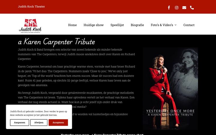 Screenshot of judithkoch.nl