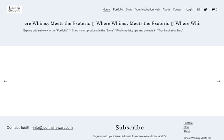 Screenshot of judithshawart.com