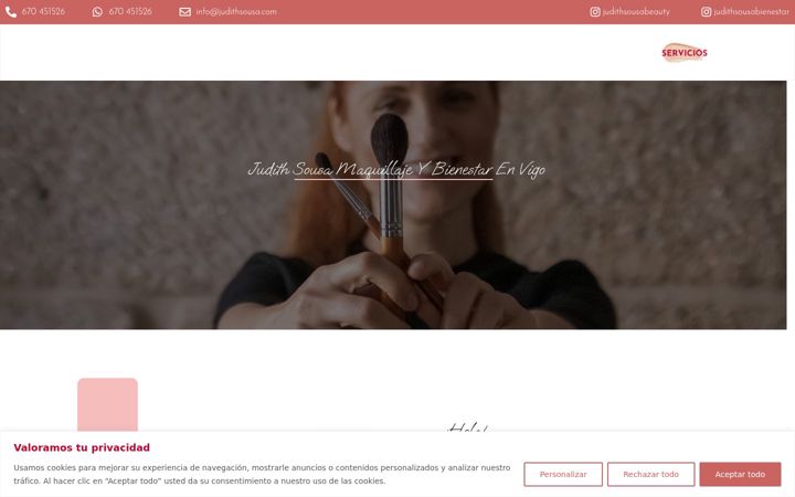 Screenshot of judithsousa.com