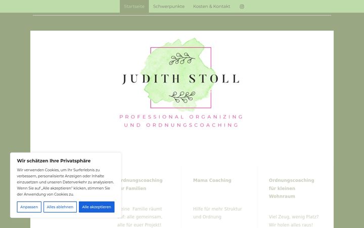 Screenshot of judithstoll.com