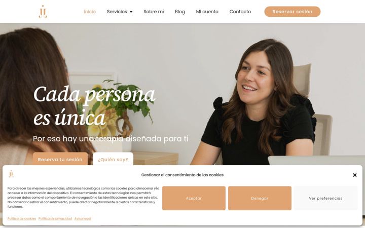 Screenshot of juditjurado.com