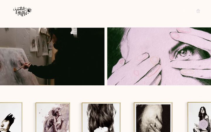 Screenshot of juditmiau.com