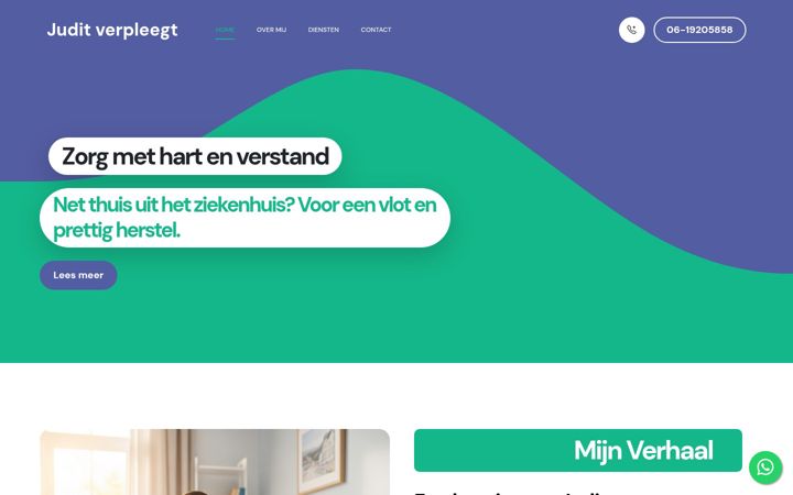 Screenshot of juditverpleegt.nl