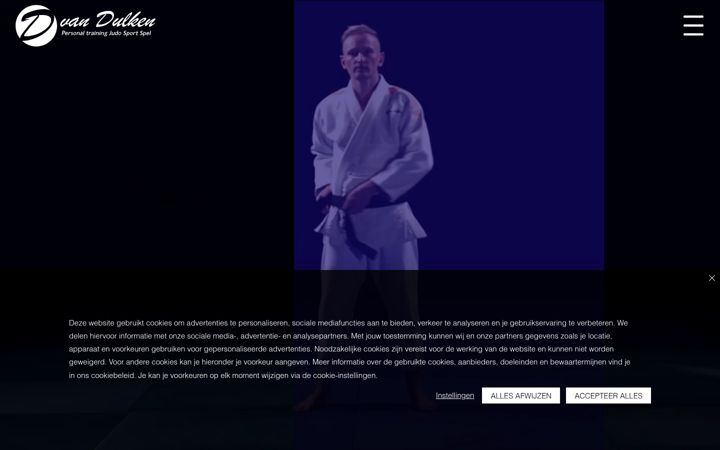 Screenshot of judo-amstelveen.com
