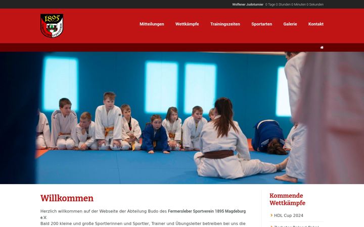 Screenshot of judo-fsv1895.de
