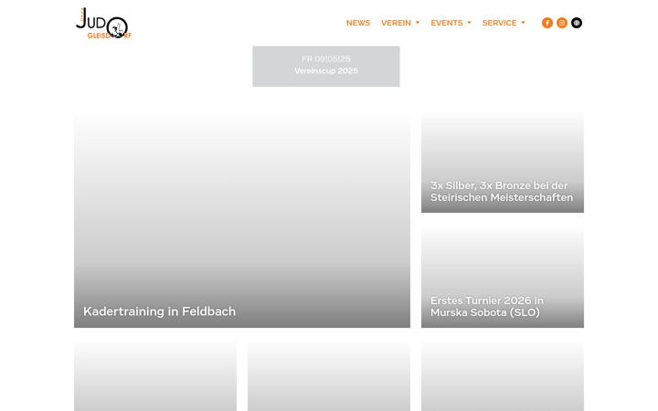 Screenshot of judo-gleisdorf.at