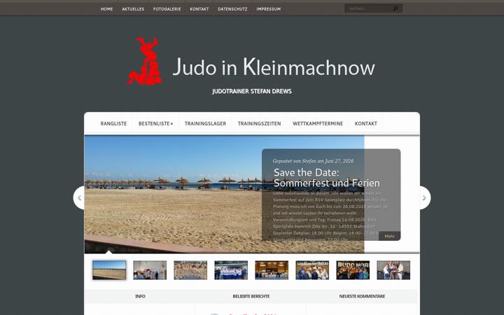 Screenshot of judo-in-kleinmachnow.de