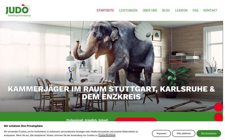 Screenshot of judo-schaedlingsbekaempfung.de