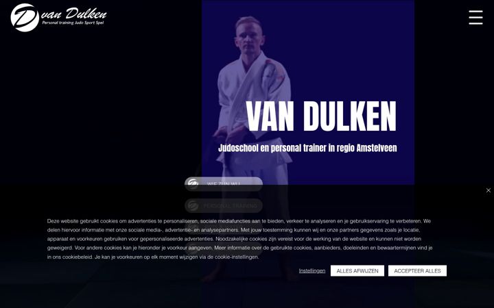 Screenshot of judoamstelveen.com