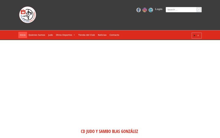 Screenshot of judoblasgonzalez.com