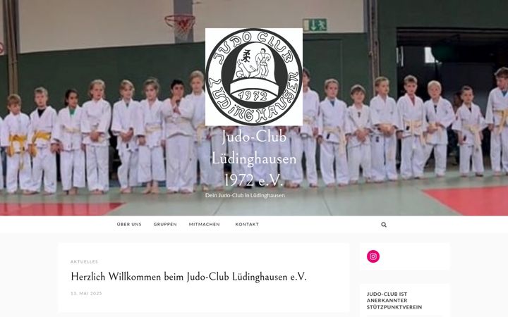 Screenshot of judoclub-luedinghausen.de