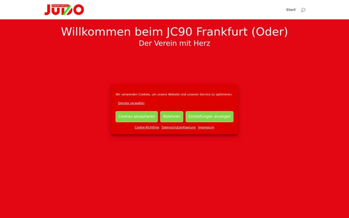Screenshot of judoclub90.de