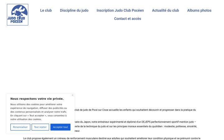 Screenshot of judoclubpoceen.fr