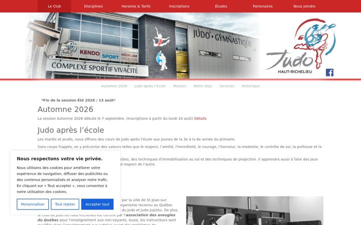 Screenshot of judohr.com