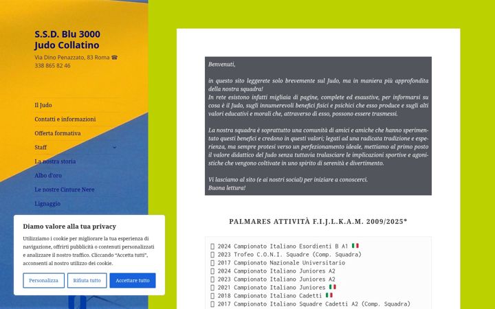 Screenshot of judomalagodi.it