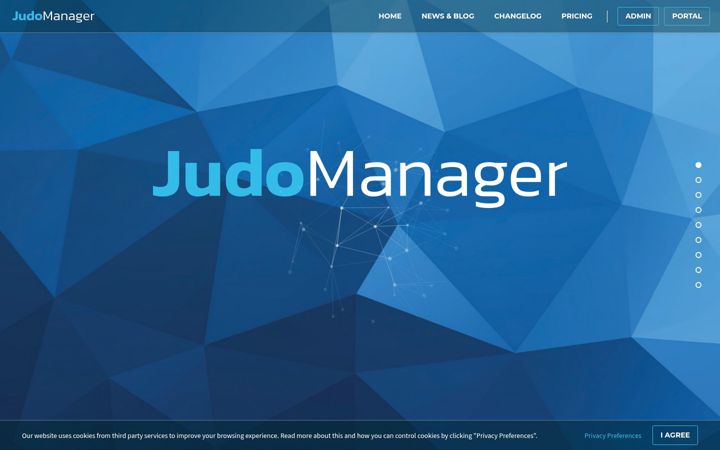 Screenshot of judomanager.com